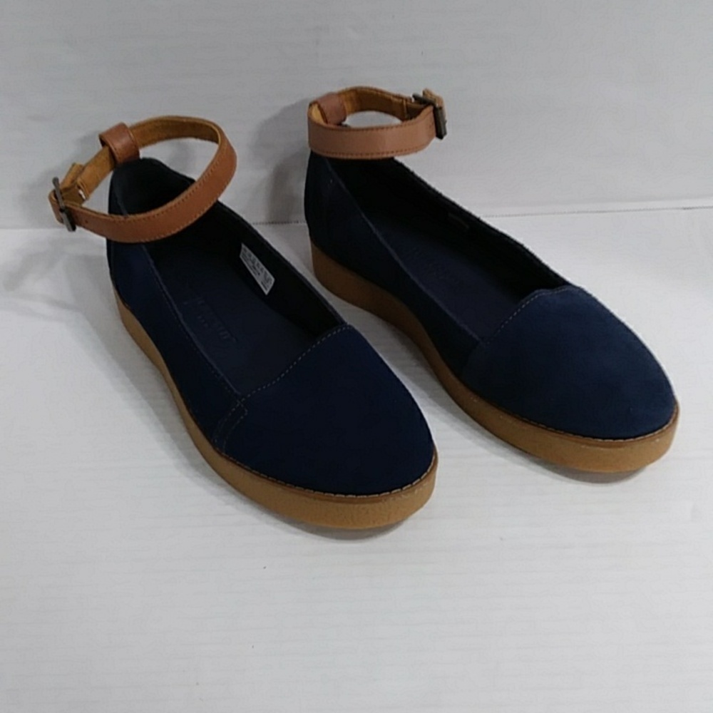Timberland Paxton Hill Blue Suede Ankle Strap Sandals Size 8.5 *EUC* - Picture 7 of 11